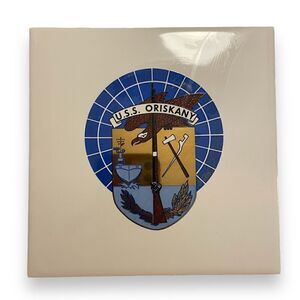 Vintage Military Navy USS Oriskany Ceramic Tile